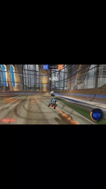 Keeping the floor clean with the air dribbles #shorts #rocketleague #fyp #creative #clean #first