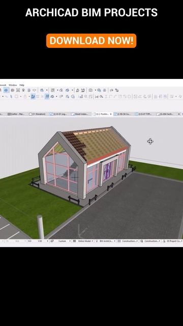 ArchiCAD BIM Projects Pack #archicad #design #bim #architectual #cadsoftware