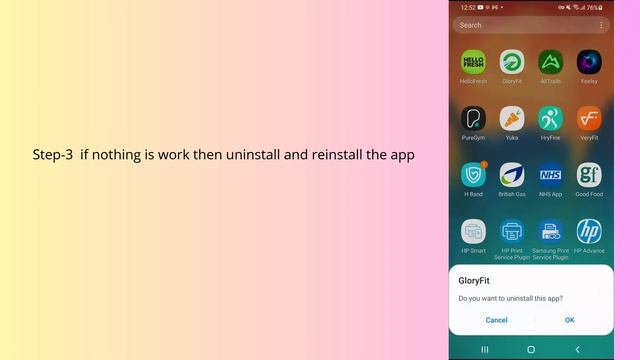 How to fix Glory Fit app not working