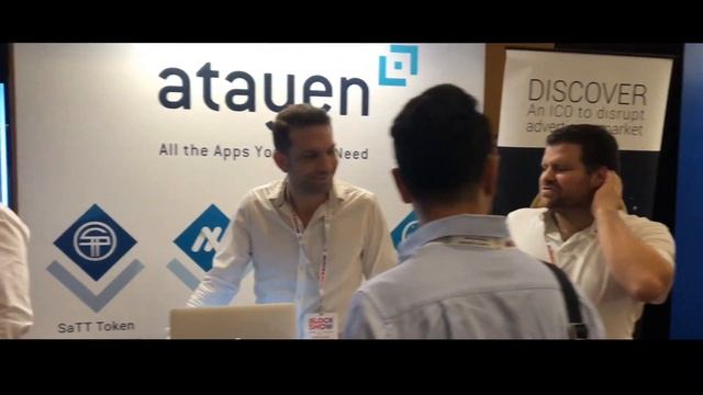 ATAYEN at BLOCKSHOW ASIA 2018 to present SaTT token.