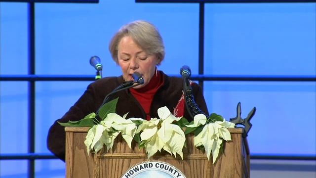 Installation of County Executive Calvin Ball and the Howard County Council  12-5-2022
