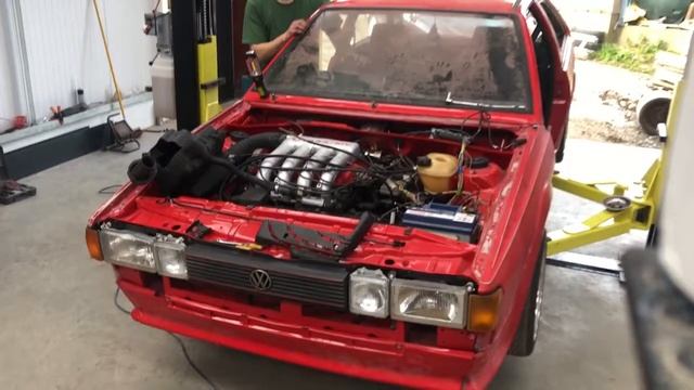 mk2 scirocco 2.0 16V ABF conversion first start