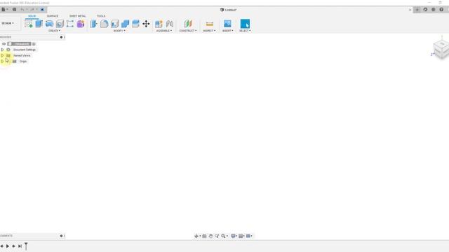 4) Fusion 360 Genel Kullancı Arayüzü/User interface