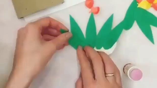 Котик с тюльпанами