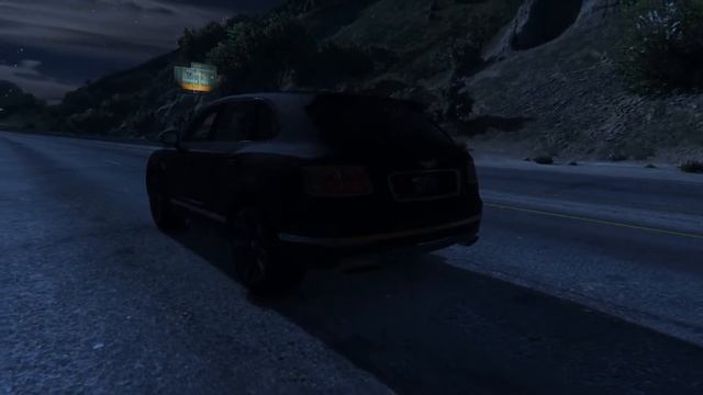 2017 Bentley Bentayga light animation