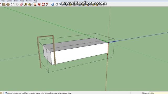 simple 3d house modelling in sketchup 8 part 3