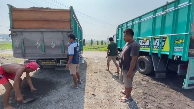 Rezeki gak kemana/satu orderan lepas langsung di ganti banyak orderan #trukmania #trukpasir #truk
