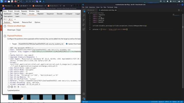 Lab #9 Brute-forcing a stay-logged-in cookie