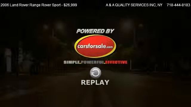 2006 Land Rover Range Rover Sport Supercharged - for sale in BROOKLYN, NY 11203