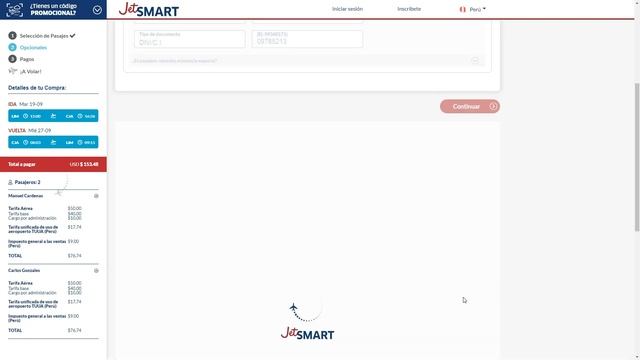 Como comprar pasajes en JetSmart