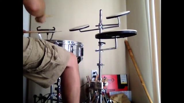 The Song Remains The Same by Led Zeppelin drum cover practice kit
