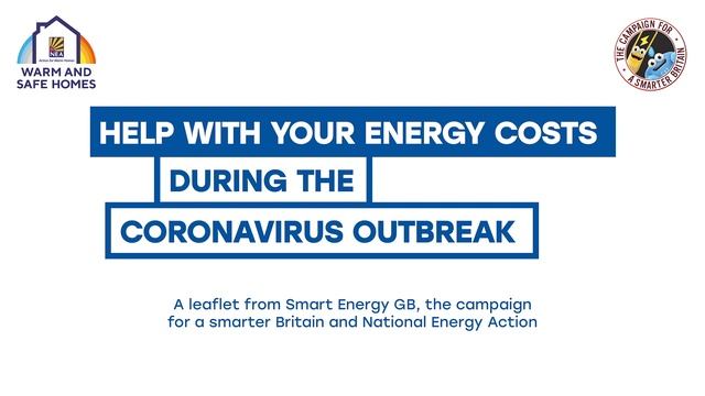 Help with your energy costs during the coronavirus outbreak | Audio version | Smart meters