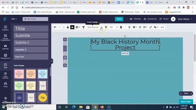 Piktochart Video #1 - Creating an Infographic