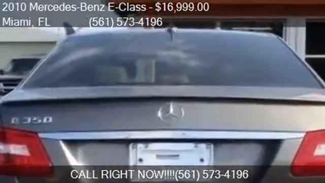 2010 Mercedes-Benz E-Class E350 Sedan for sale in Miami, FL