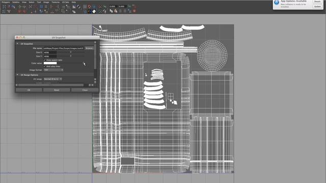 How to export UV maps from Maya 2013