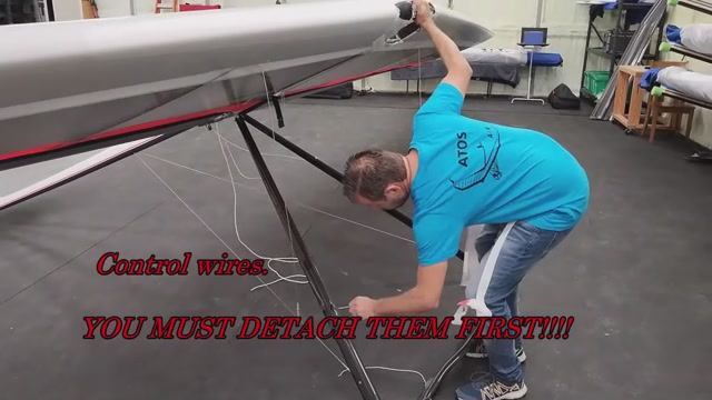 A-I-R ATOS VQ Race - How to setup and breakdown the ATOS hang gliding/ Сборка дельтаплана ATOS  VQ