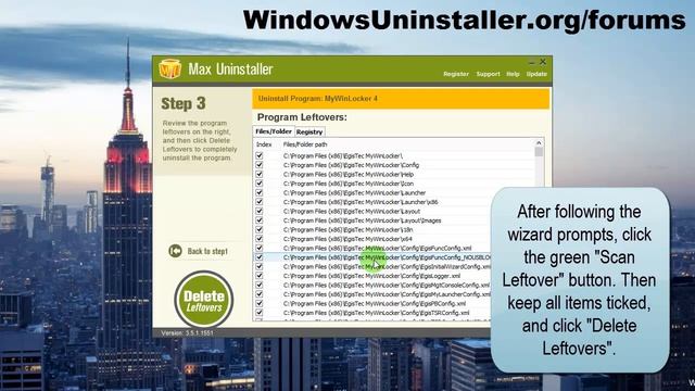 How to Uninstall MyWinLocker?