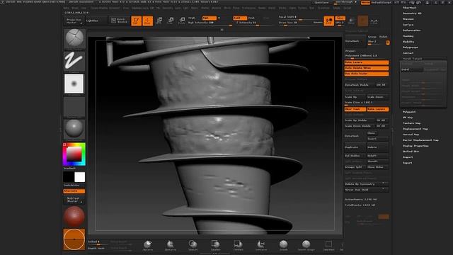 Zbrush CZ - import pro detail sculpt