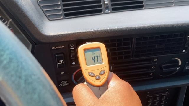 1985 euro 635csi AC temperature check