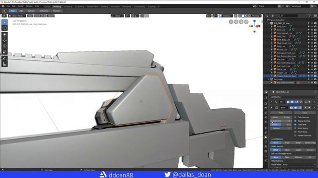 Sci-Fi Gun Modeling in Blender 2.8 Pt.4