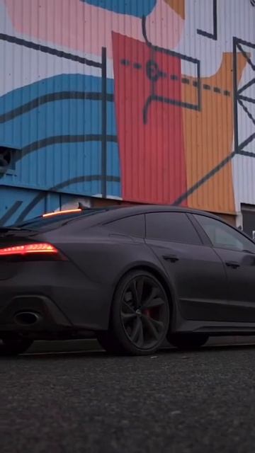 Audi RS7# Full black matt🤯🤯