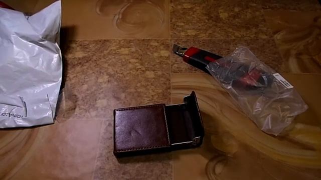 Визитница с Aliexpress. Распаковка