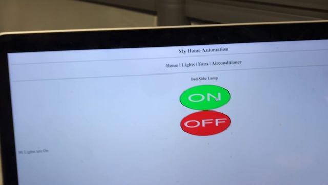IOT Light Control through Relay
