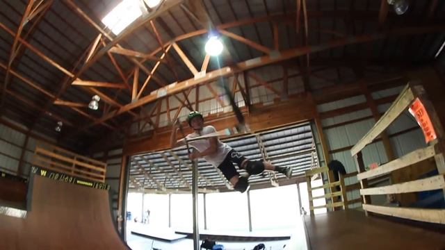 BACKFLIP OVER MINI MEGA RAMP AT CAMP WOODWARD