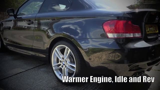 BMW 135i N55 exhaust sound idle revs etc