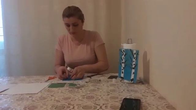 Занятие по аппликации на тему: "Белая береза"