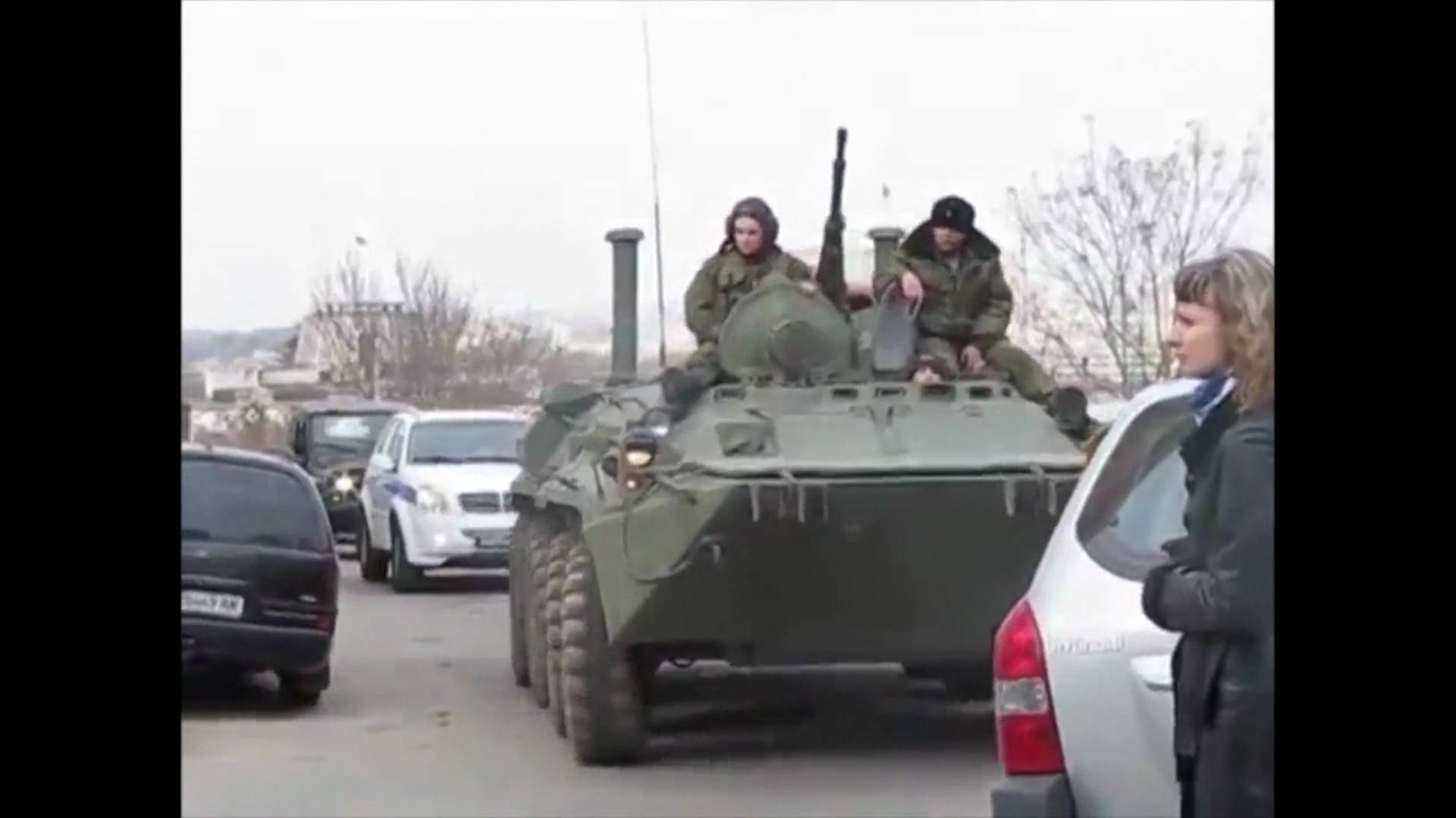 Российские войска в Крыму, февраль 2014 г.