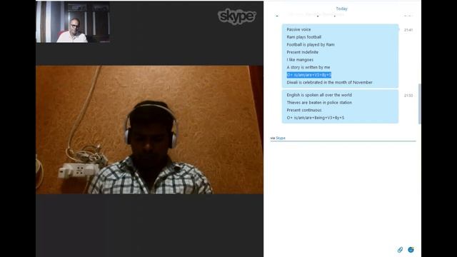 Learn Passive Voice Through Live Class On Skype With Indian Accent!