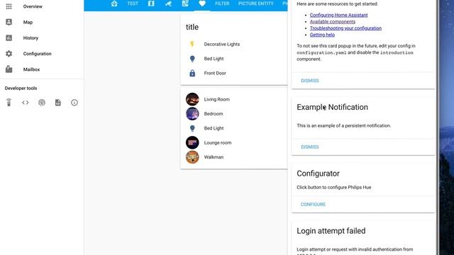 home assistant notification drawer concept (updated)