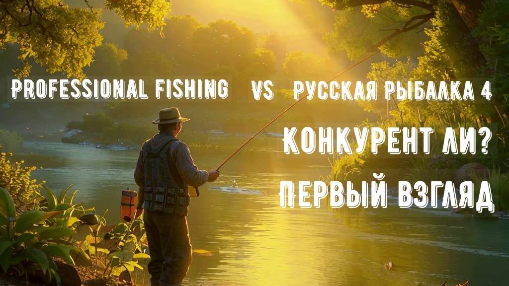 Professional Fishing конкурент ли РУССКОЙ РЫБАЛКИ 4? Первый обзор и знакомство с игрой!