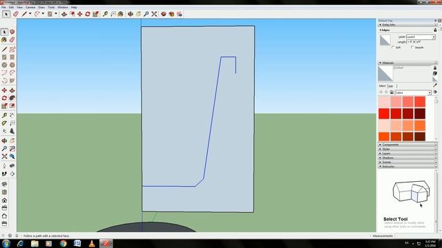 Sketchup tutorial flower pot