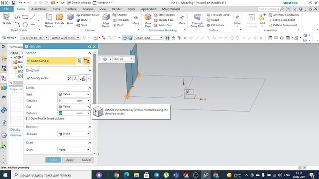 Siemens NX CAD (English) DAY_5: Extrude and  Revolve features #NX #Siemens #Extrude #tutorial