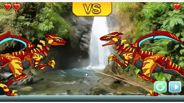 Trò Chơi Lắp Ráp Siêu Nhân Khủng Long Đỏ ( Velociraptor Dino Robot )