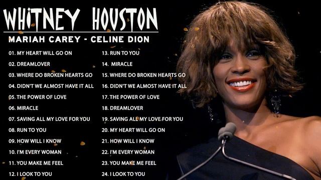 19Celine Dion, Mariah Carey, Whitney Houston Greatest Hits - World's best song