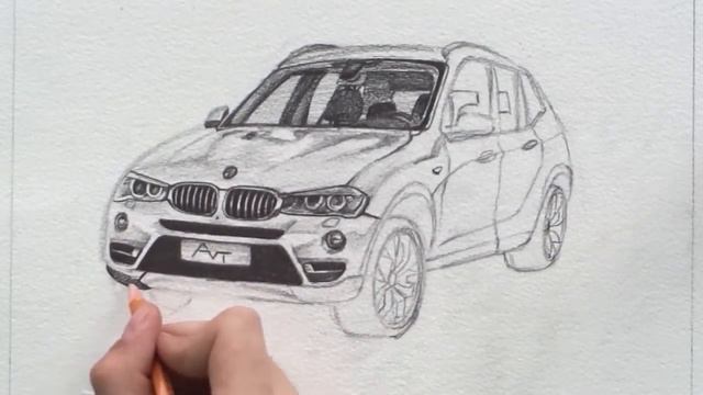 Amazing drawing: BMW X3 Part 2