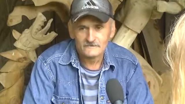 Скульптор Олег Дубинчук. Володимир-Волинський. ©Катя Музичук