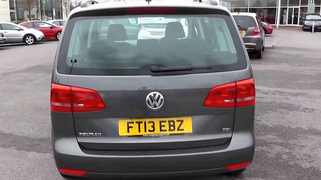 2013  Volkswagen Touran  S  1.6l  Nimbus Grey Metallic FT13EBZ at JCB VW Ashford