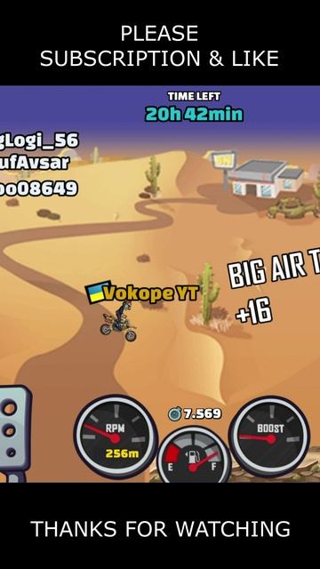 🎧 Is MOTOCROSS A Top Today? 🎧 (Hot Tires) - Hill Climb Racing 2 #shorts #hcr2
