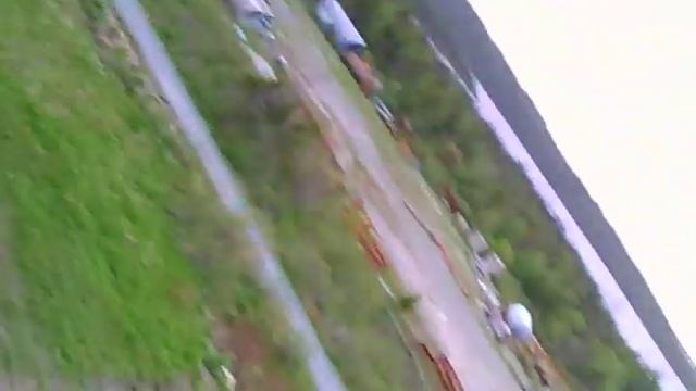 Mid Air Collision Crash RC FPV Hawk Sky & Easy Star.AVI