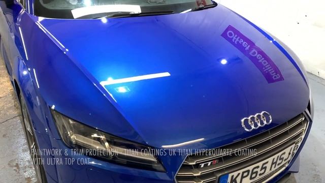 2015 SEPANG BLUE AUDI TTS OFFSET DETAILING ESSEX