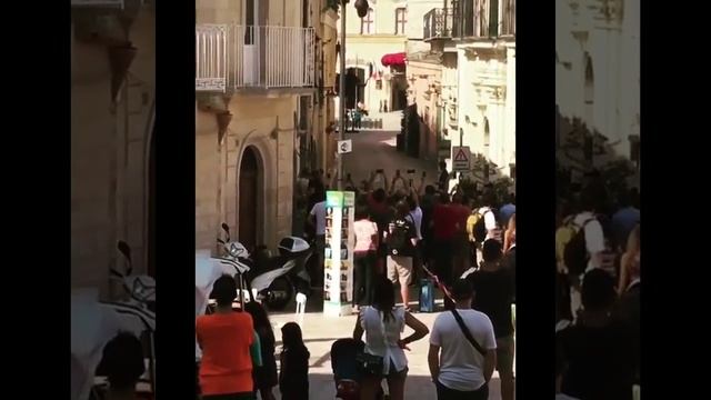 James Bond - No Time To Die: Second Unit filming car chase with Aston Martin DB5 in Matera, Italy