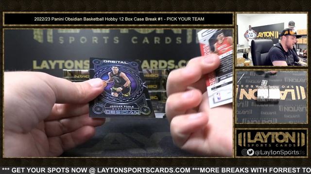 202223 Panini Obsidian Basketball Hobby 12 Box Case Break #1   PICK YOUR TEAM