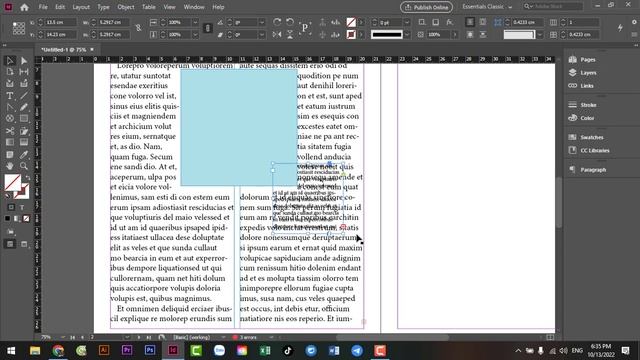 Bài 4: InDesign và cách sử dụng Text, định dạng text