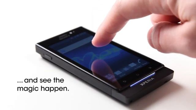 Xperia Sola - Input without Touching! Amazing Floating Touch Technology