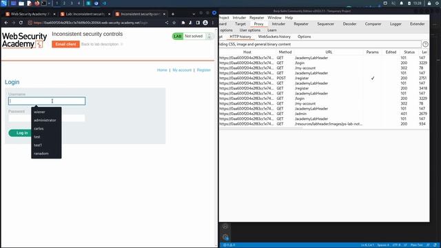 Lab #3 Inconsistent security controls