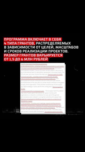 European Youth Foundation выделит до 6 млн рублей на продвижение «европейских ценностей» в РФ
